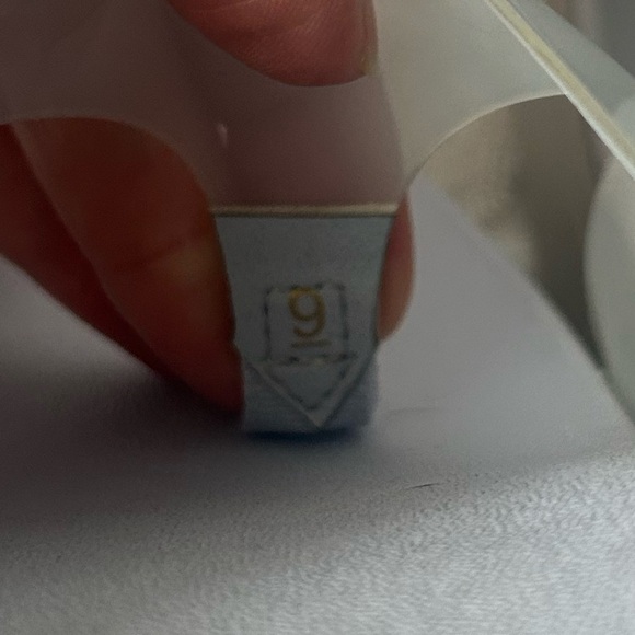 Vionic Luminous Women's Thong Post Wedge Sandal Flip Flops Size 9 Baby Blue - Picture 8 of 9